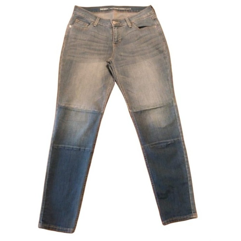 Women's OLD NAVY BOYFRIEND SKINNY LOW RISE STRETCH DENIM JEANS Size 4